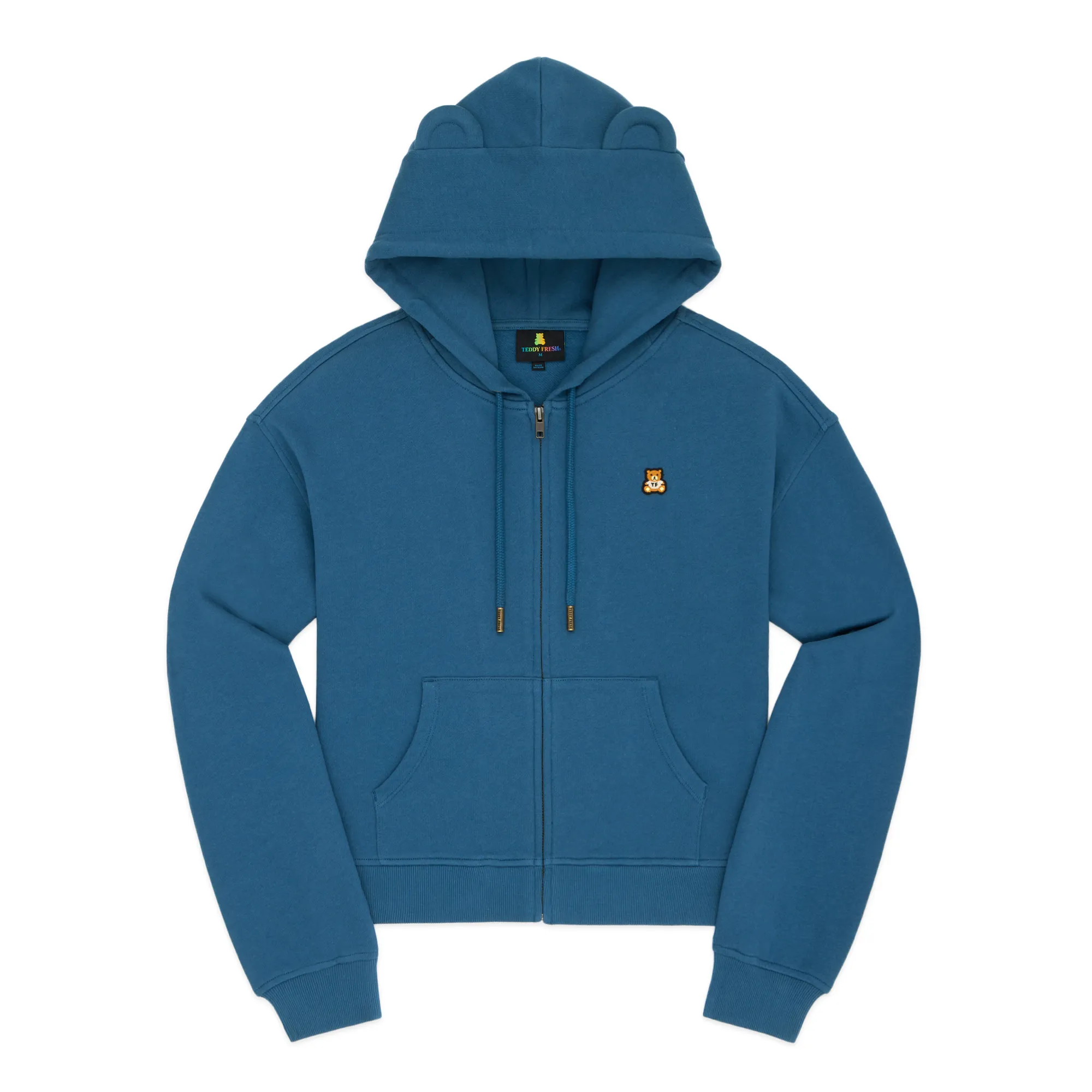 Women's Classic Bear Ear Zip Hoodie