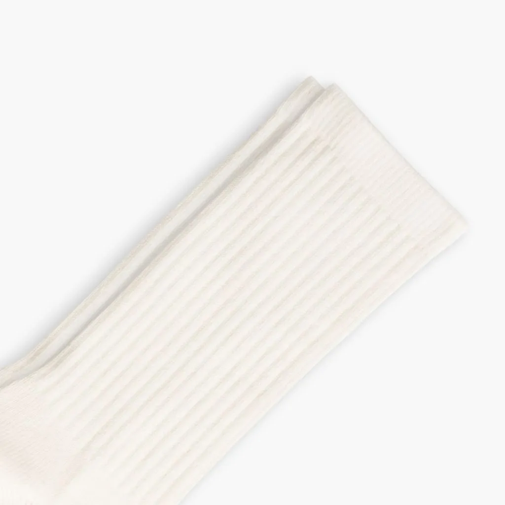 Women's Cotton Crew Sock | Off White