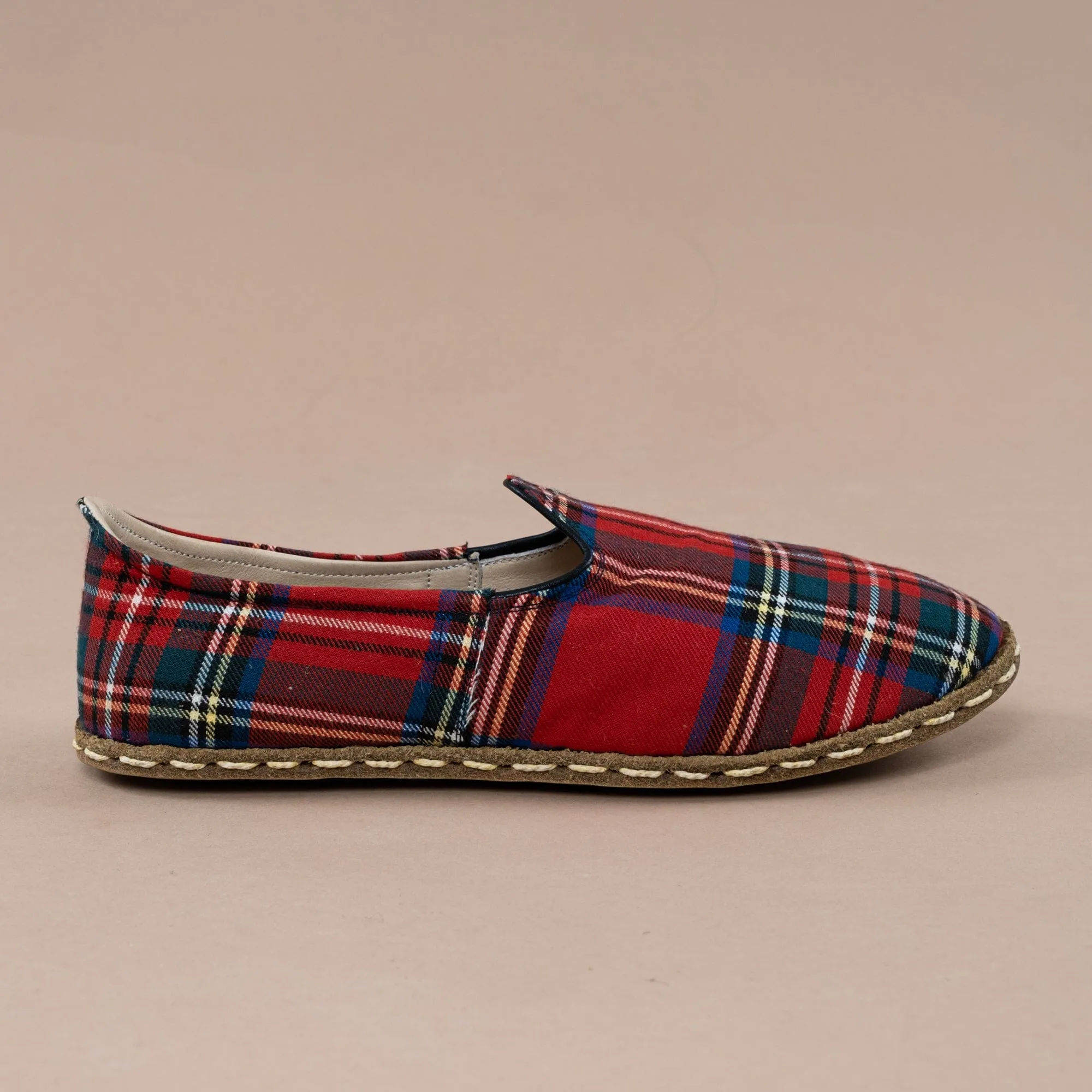 Women's Red Plaid Barefoots