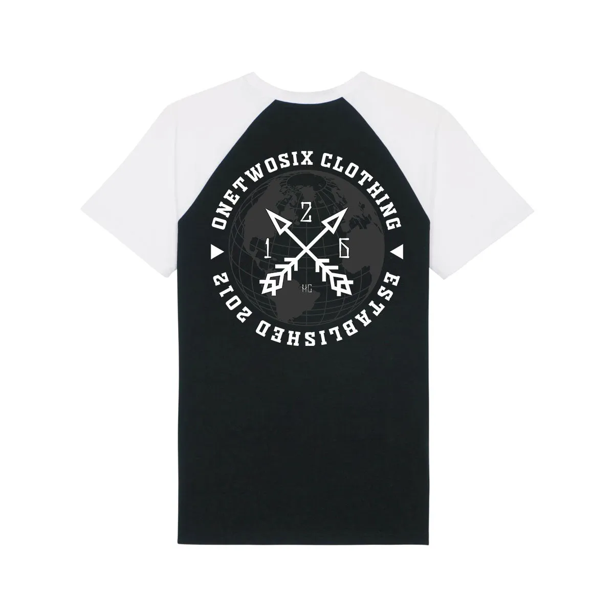 Worldwide  (Black/White Raglan/Organic Cotton)